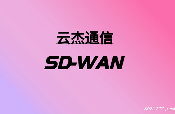 采用SD-WAN获得更大的网络动力