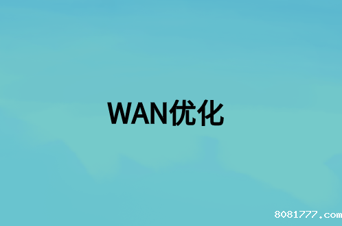 WAN优化：这是什么，好处是什么?