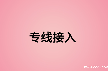什么是专线接入?专线接入有哪些类型?