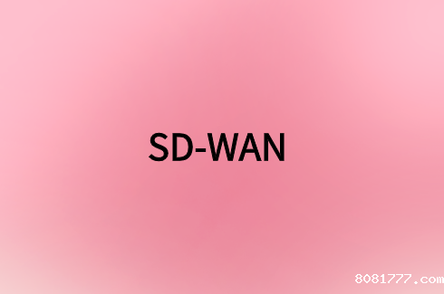 SD-WAN网络质量