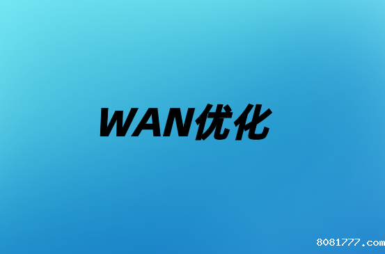 通过WAN优化避免性能不稳定的慢速网络
